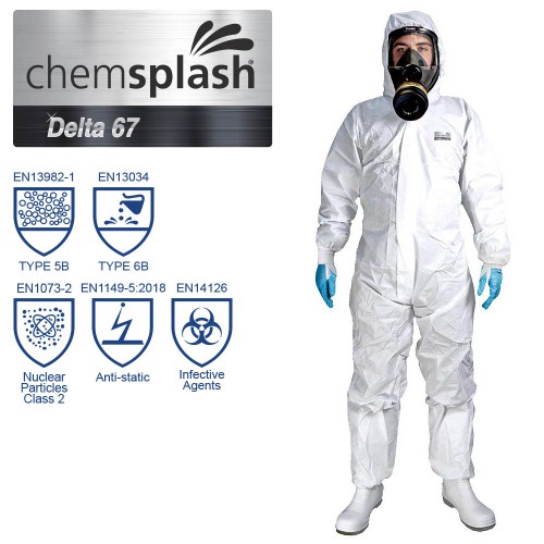 Chemsplash Delta 67 Disposable Coverall