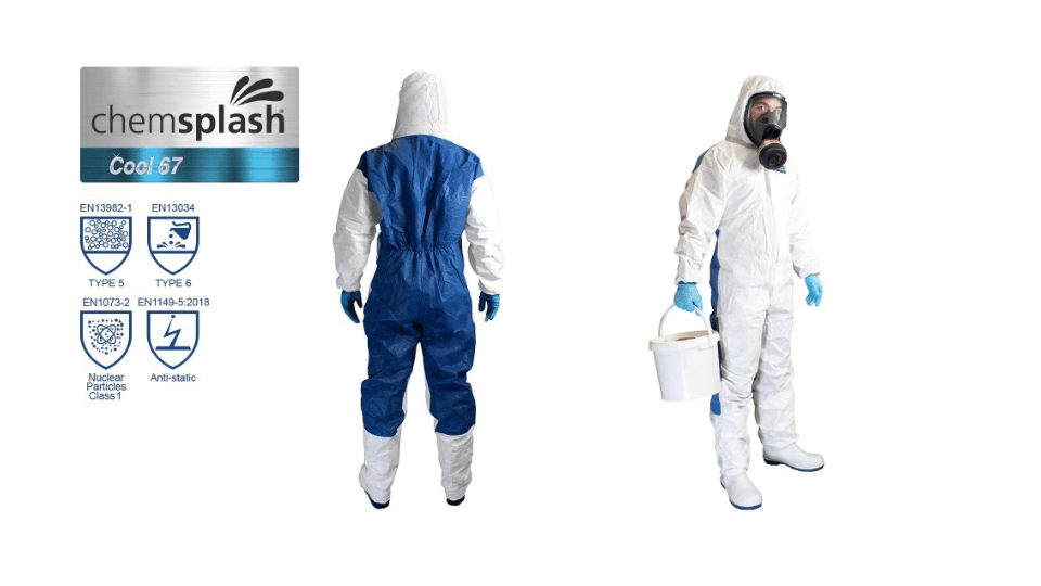 Chemsplash Cool 67 Coverall With Breathable Back