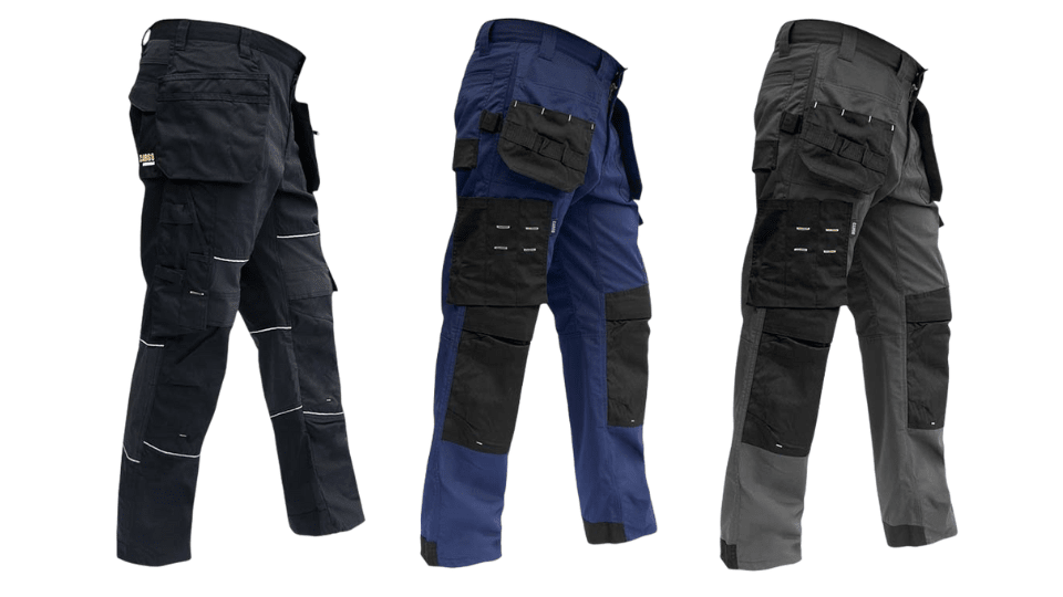 Three pairs of Rip-Stop Work Trousers