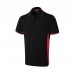 UC117 Navy 2 Tone with Red Trim Poloshirt
