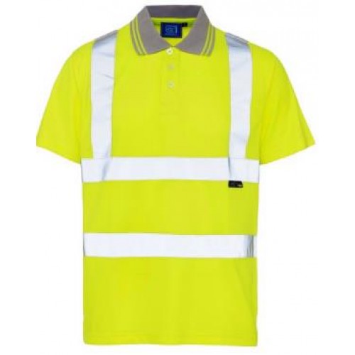 Hi-Vis Breathable Polyester Polo Shirt