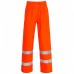 Hi Vis Breathable Waterproof Over Trousers Soft PU Material