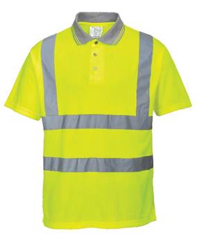 Hi-Vis Polycotton Polo Shirt