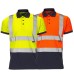 Hi Vis Two Tone Polo Shirt 100% Polyester
