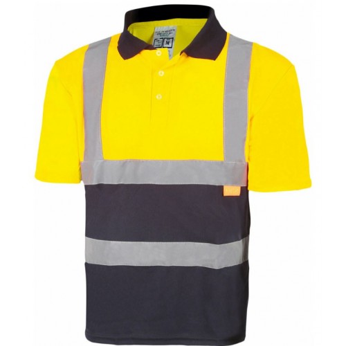 Two Tone Polo Shirt 100% polyester