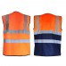 Cargo Hi-Vis Executive Vest Multi Pockets & ID Holder
