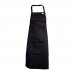 Polycotton Bib Apron Black 90x74cm