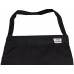 Polycotton Bib Apron Black 90x74cm