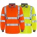 Hi-Vis Long Sleeved Polo Shirt