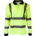 Hi-Vis Long Sleeved Polo Shirt