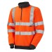 Hi Vis Sweatshirt Zip Collar