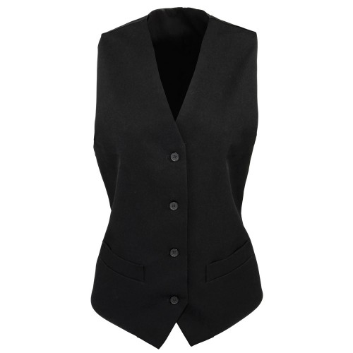 PR623 Ladies Lined Polyester Waistcoat