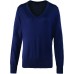 PR696 Ladies Cotton Acrylic V-Neck Jumper