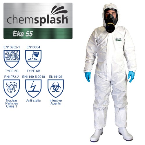 Chemsplash Eka Coverall Sz 5XL