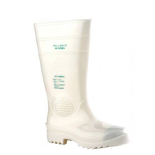 Segur Nitrile Safety Chemical Wellington Boot S4 SRA White