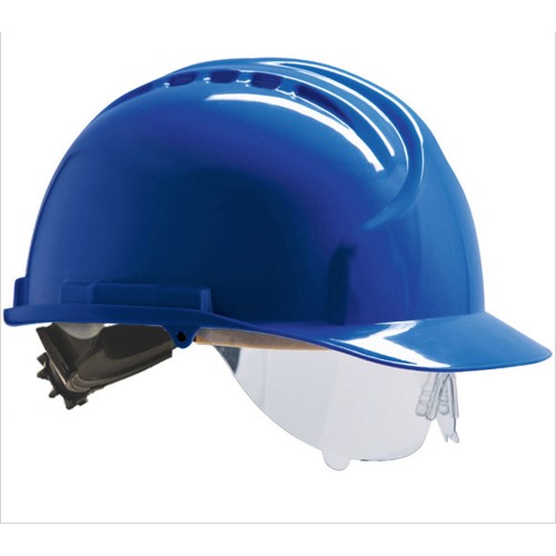 Helmet with Build In Retractable Visor-Spare visor code 3517