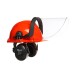 Kit 3 Helmet, Ear Muffs And Attachable Polycarbonate Visor