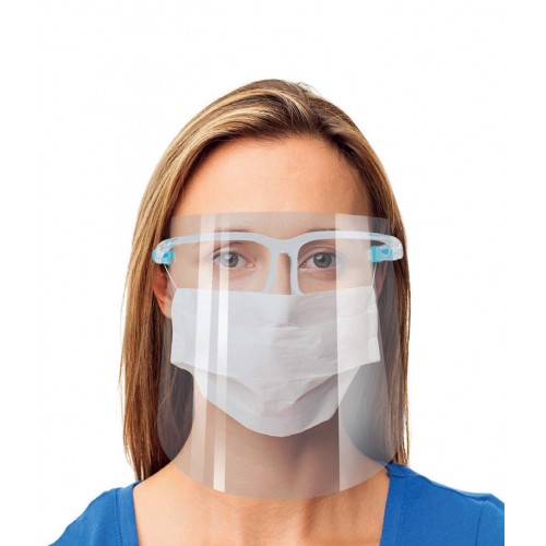 Spectacle Type Protective Face Shield Visor