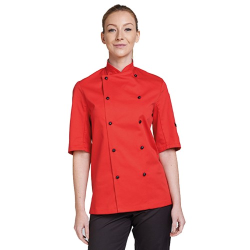 DE015 Chef's Unisex Coloured Short Sleeve Tunic