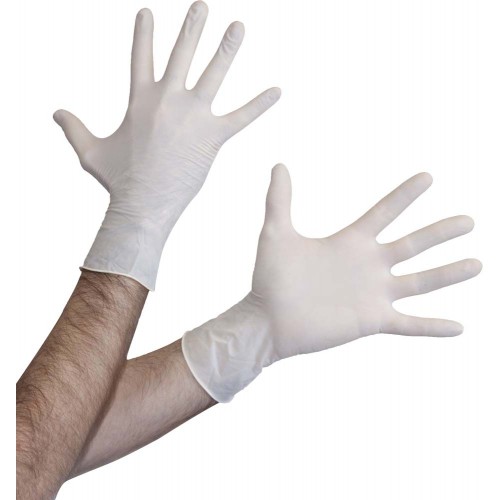 Latex Disposable Powdered Gloves