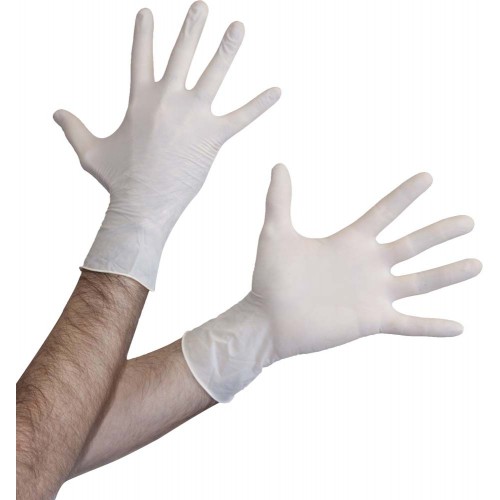 Latex Powder Free Disposable Gloves Clear