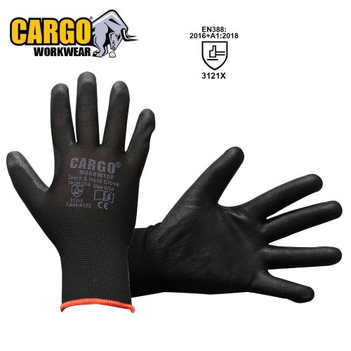 Cargo Touch & Hold Glove Black