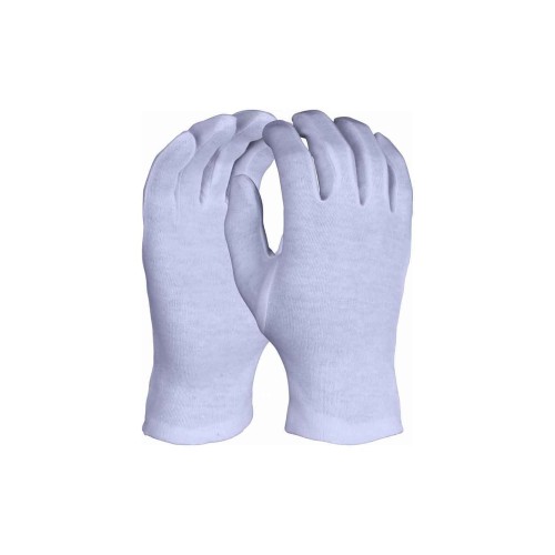 Bleached Cotton Glove - Open Wrist