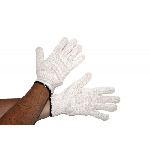 Mixed Fibre Jute Knit Wrist Glove