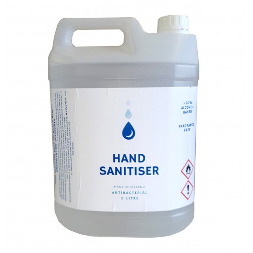 Sanitiser Hand Gel-70% Alcohol 5L