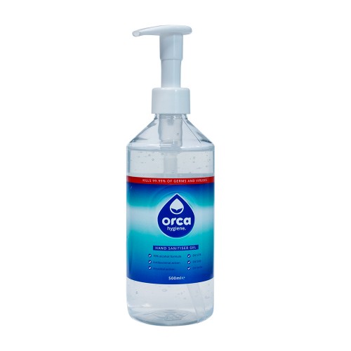 Sanitiser Gel 70% Alcohol 500ml (Pk12)