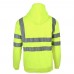 Hi-Vis Polyester Hoodie Sweatshirt - Without Zip