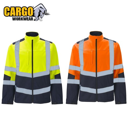 Cargo Hi-Vis Two Tone Softshell Jacket